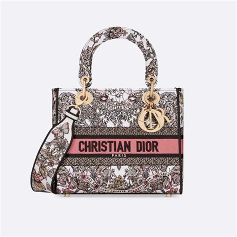 dior around the world bag|Medium Lady D.